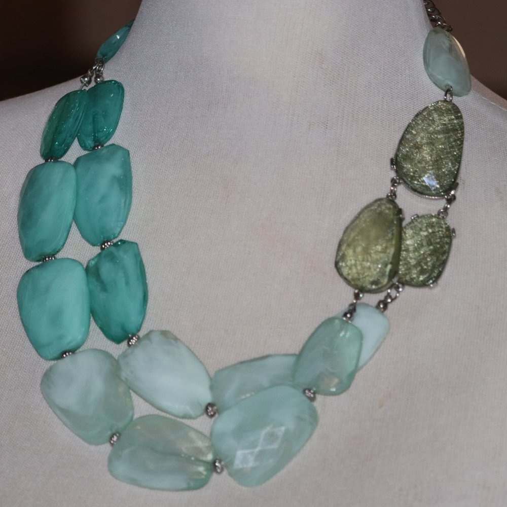 SEA GLASS INSPIRED NECKLACE